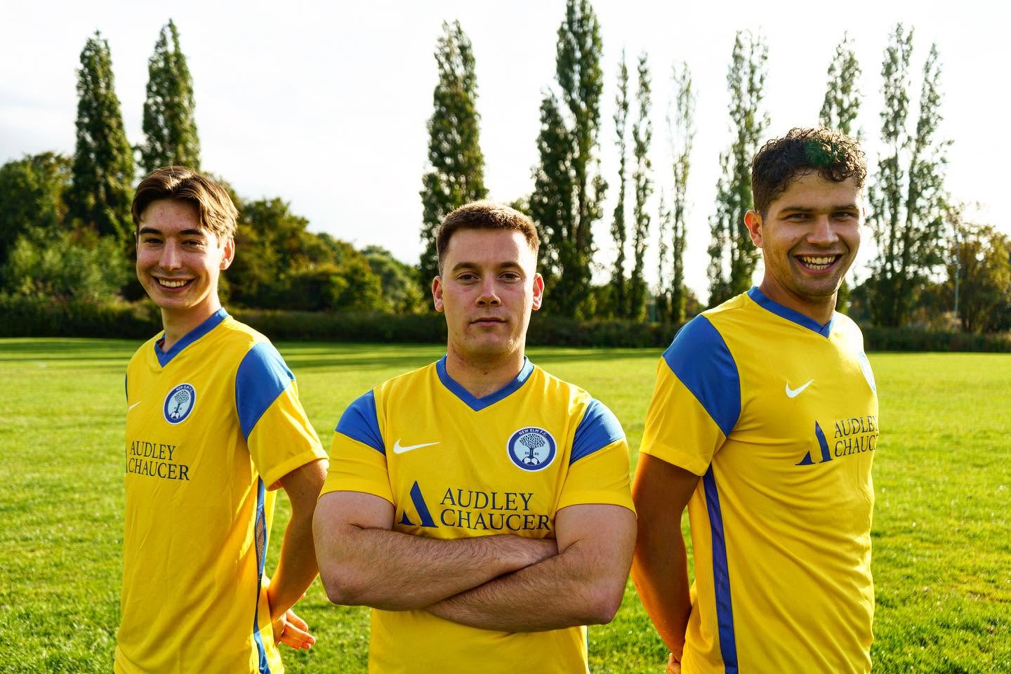 Players wearing the new 2023/24 away shirt