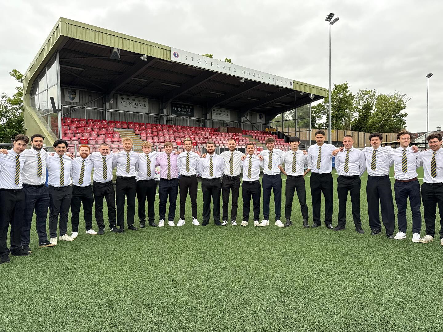 Team in shirts and ties
