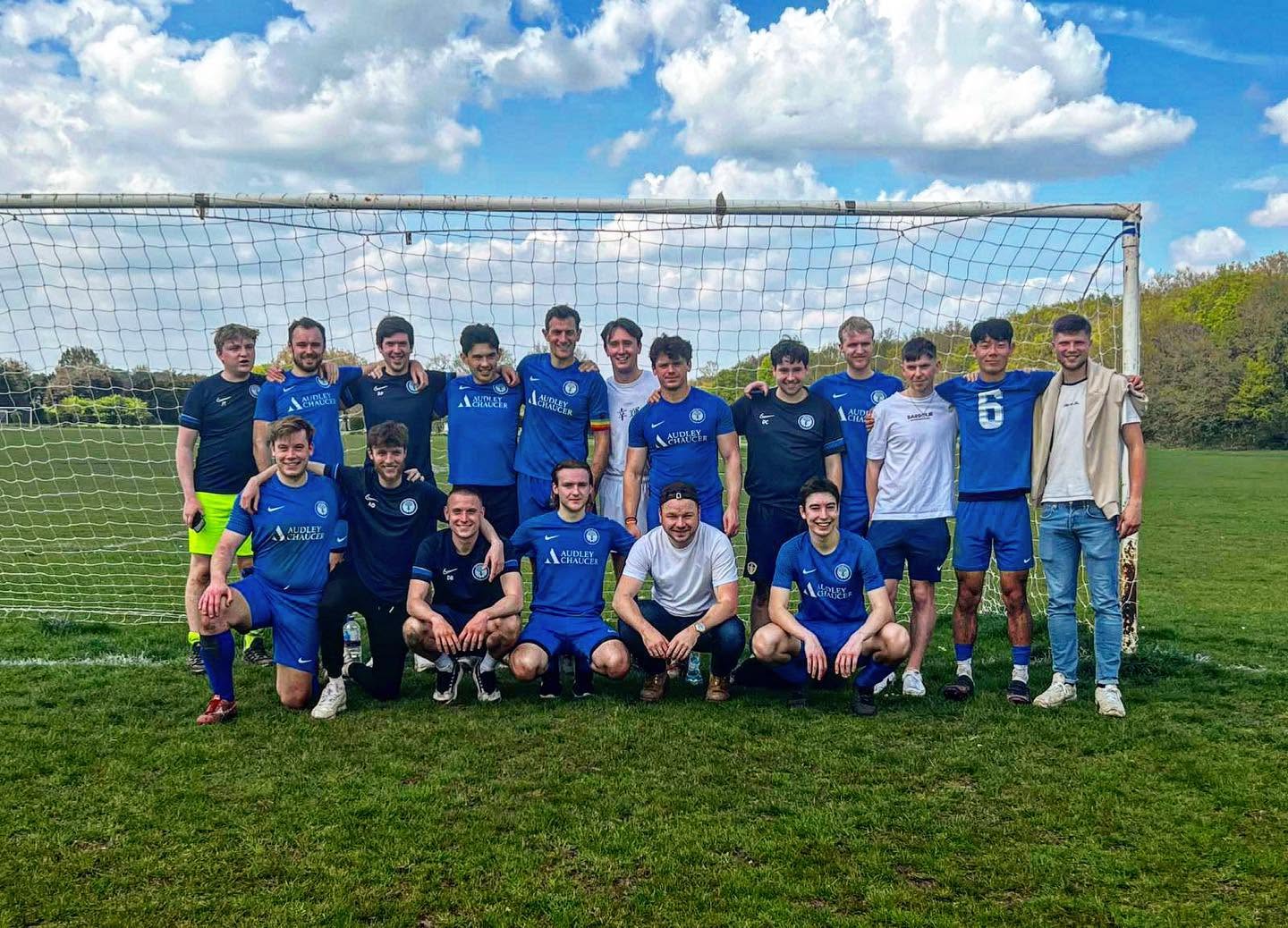 End-of-season New Elm squad in blue